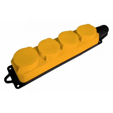 Розетка переносная разборная с заземлением и крышкой Stekker Одри 49406 Розетка переносная разборная с заземлением и крышкой Stekker Одри 49406