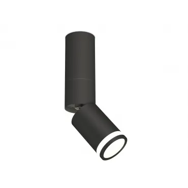 Комплект накладного поворотного светильника с акрилом XM6313120 SBK/FR черный песок/белый матовый MR16 GU5.3 (C6323, A2061, A2221, C6313, N6221) от NovaLamp