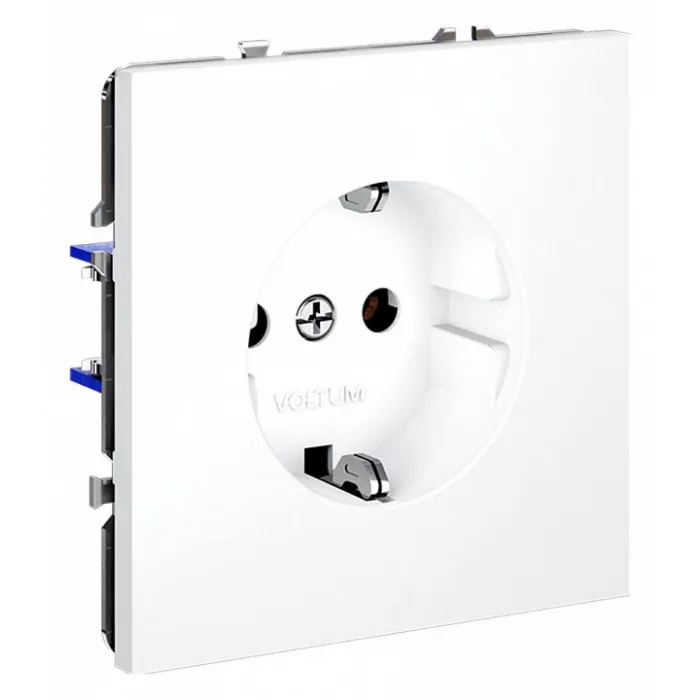 Розетка с заземлением без рамки Voltum S70 VLS040102 от ImperiumLoft