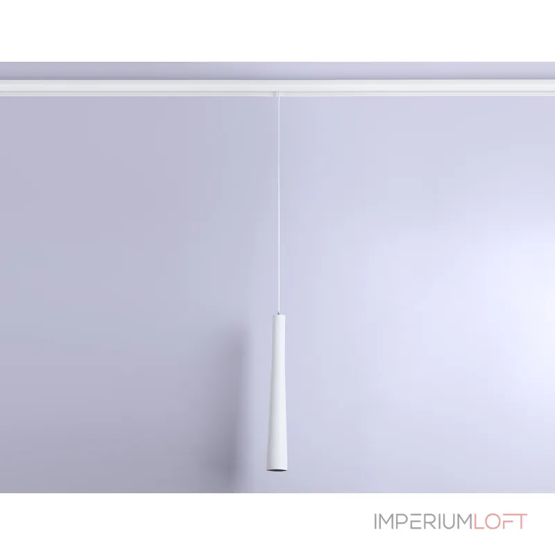 Светильник светодиодный трековый подвесной для шинопровода Magnetic GL4350 WH белый IP20 6W 4200K 48V 24° D40*H300 от NovaLamp Светильник светодиодный трековый подвесной для шинопровода Magnetic GL4350 WH белый IP20 6W 4200K 48V 24° D40*H300 от NovaLamp