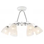 Светильник подвесной TR303292/6 WH/CH/FR белый/хром/белый матовый E27*6 max 60W D590*380 от NovaLamp