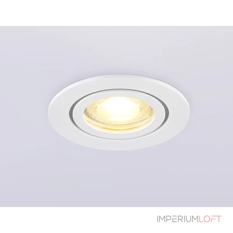 Светильник встраиваемый IP44 с высокой степенью пылевлагозащиты TN1150 WH белый IP44 GU5.3 D85*28 от NovaLamp