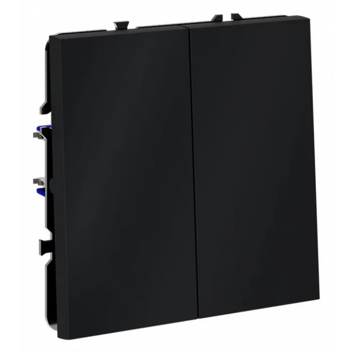 Выключатель двухклавишный без рамки Voltum S70 VLS020107 от ImperiumLoft