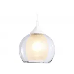 Подвесной светильник TR3538 WH/CL/FR белый/прозрачный/белый матовый E27 max 40W D130*800 от NovaLamp