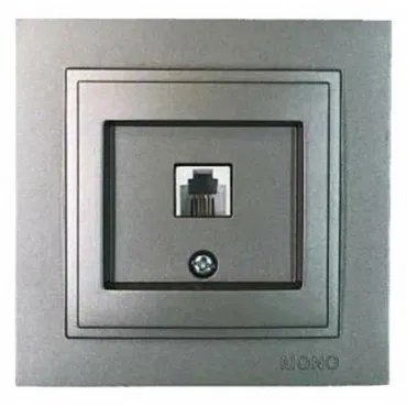 Розетка Ethernet RJ-45 Mono Electric Despina 102-242405-124