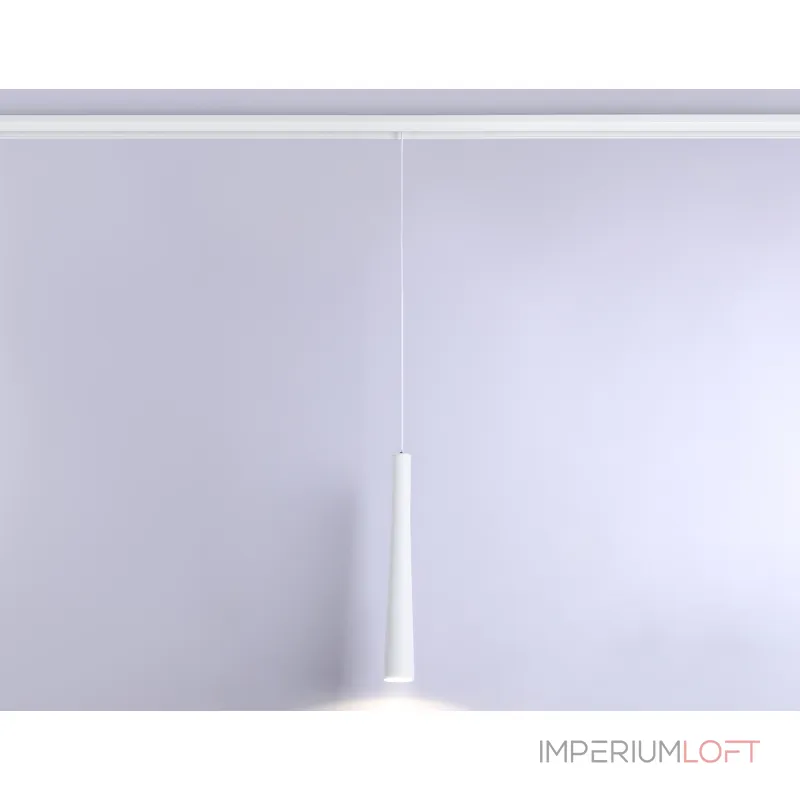 Светильник светодиодный трековый подвесной для шинопровода Magnetic GL4350 WH белый IP20 6W 4200K 48V 24° D40*H300 от NovaLamp Светильник светодиодный трековый подвесной для шинопровода Magnetic GL4350 WH белый IP20 6W 4200K 48V 24° D40*H300 от NovaLamp