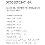 Комплект трековый Denkirs Belty SET DK55SET02-01-BR от ImperiumLoft