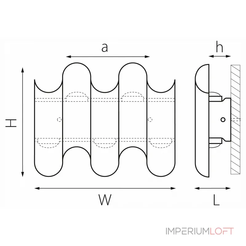 Накладной светильник Lightstar Bosso 341533 от ImperiumLoft Накладной светильник Lightstar Bosso 341533 от ImperiumLoft