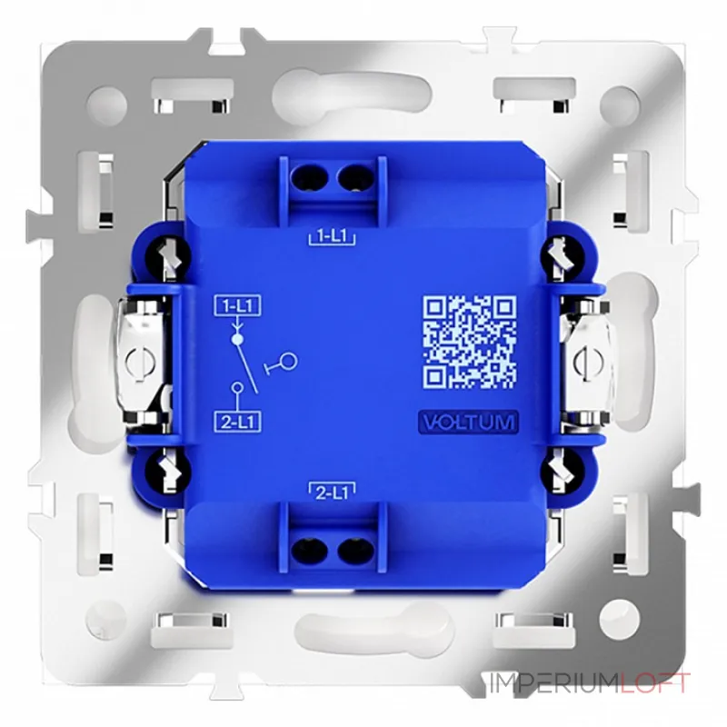 Выключатель одноклавишный без рамки Voltum S70 VLS010103 от ImperiumLoft Выключатель одноклавишный без рамки Voltum S70 VLS010103 от ImperiumLoft