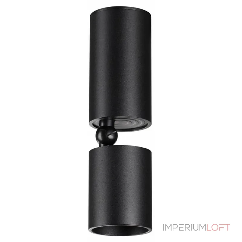 Светильник накладной светодиодный IP20 LED 10W 85-265V 3000K 1100Лм TUBO 359317 OVER NT24 000 Черный