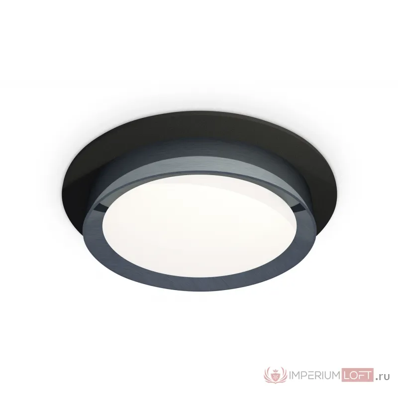 Комплект встраиваемого светильника XC8051007 SBK/PPH черный песок/графит полированный GX53 (C8051, N8133) от NovaLamp