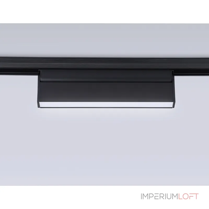 Светильник светодиодный трековый для шинопровода Magnetic GL4062 BK черный IP20 12W 4200K 48V 223*22*105 от NovaLamp