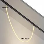 Светильник трековый для низковольтного шинопровода FLUM IP20 LED 14W 3000K 48V 1360Лм RAMO 359332 KONST NT24 000 Черный от ImperiumLoft