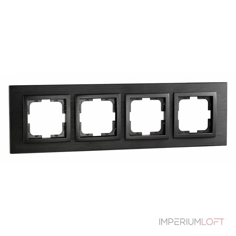 Рамка на 4 поста Mono Electric Style Aluminium 107-820000-163 от ImperiumLoft Рамка на 4 поста Mono Electric Style Aluminium 107-820000-163 от ImperiumLoft