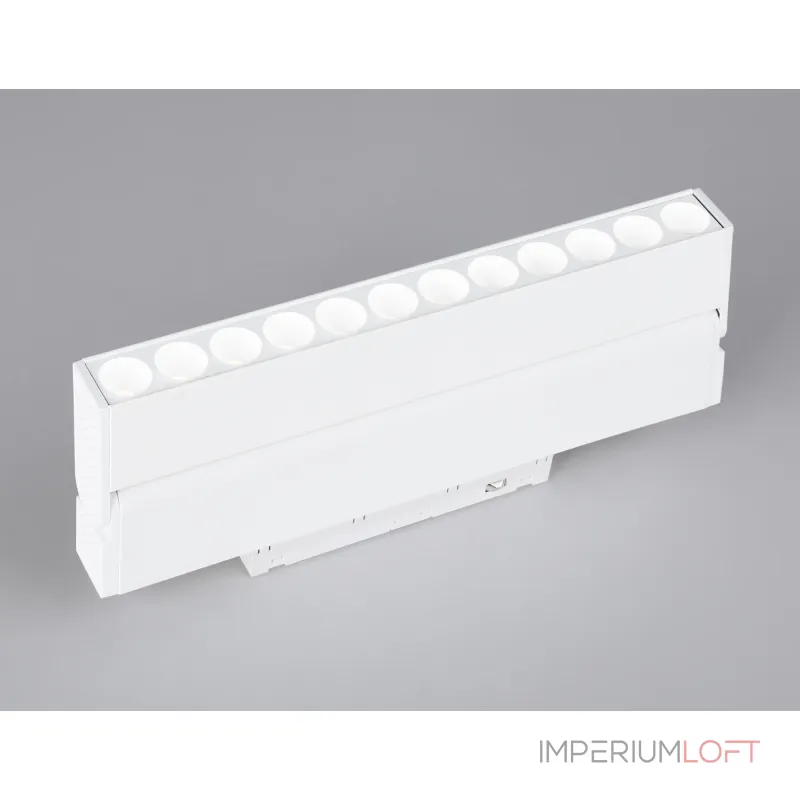 Светильник светодиодный поворотный для шинопровода Magnetic GL4044 WH белый IP20 12W 4200K 48V 24° 223*22*105 от NovaLamp