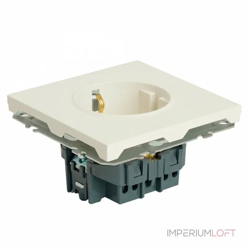 Розетка без заземления и со шторкой без рамки Stekker RST16-5110-01 49880 Розетка без заземления и со шторкой без рамки Stekker RST16-5110-01 49880