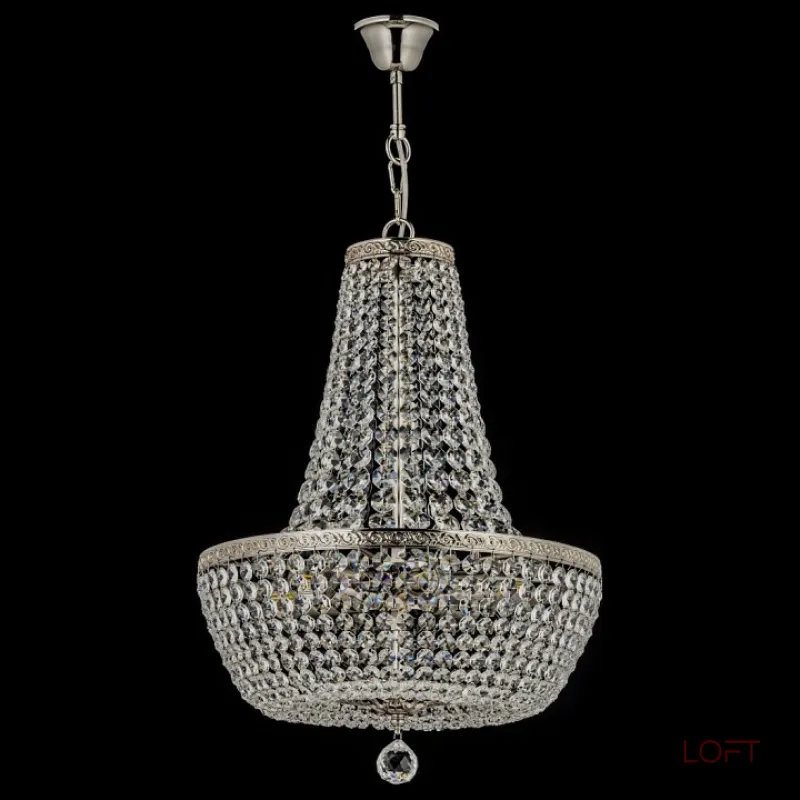 Подвесная люстра Arti Lampadari Castellana Nickel Castellana E 1.5.40.100 N от ImperiumLoft