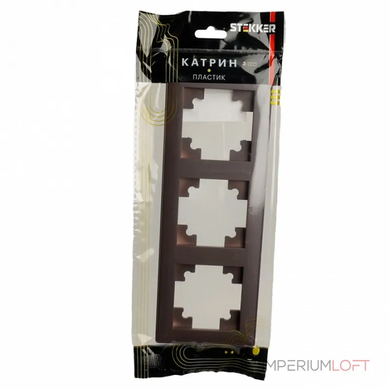 Рамка на 3 поста Stekker PFR00-7003-04 39819 от ImperiumLoft Рамка на 3 поста Stekker PFR00-7003-04 39819 от ImperiumLoft