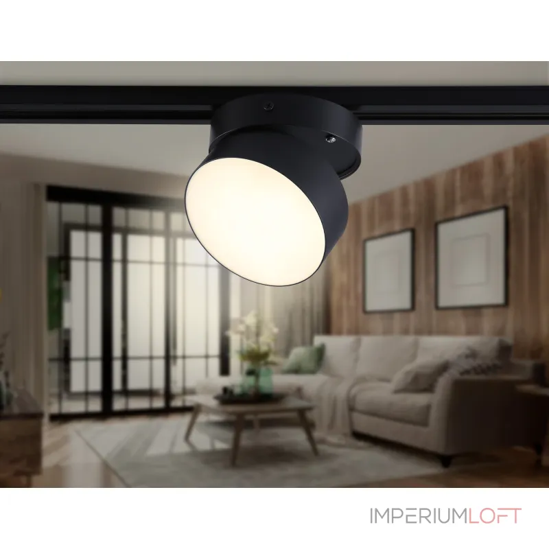 Светильник светодиодный трековый GL6877 BK черный LED 16W 3000K D115*90 от NovaLamp Светильник светодиодный трековый GL6877 BK черный LED 16W 3000K D115*90 от NovaLamp