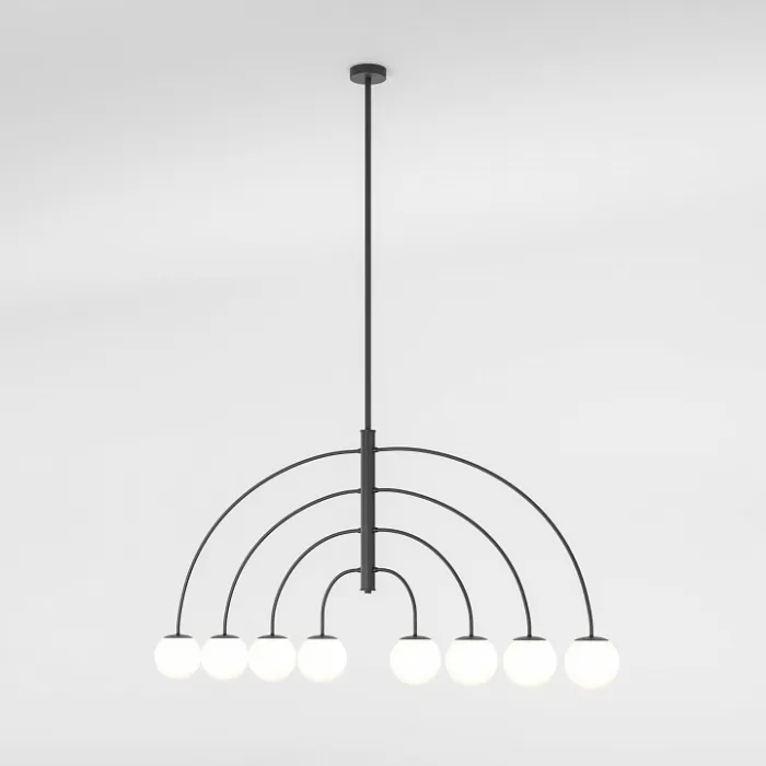Люстра на штанге Eurosvet Cenacolo 30179/8 черный от ImperiumLoft