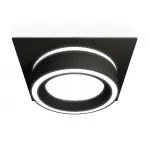 Комплект встраиваемого светильника XC8062018 SBK/FR черный песок/белый матовый GX53 (C8062, N8434) от NovaLamp