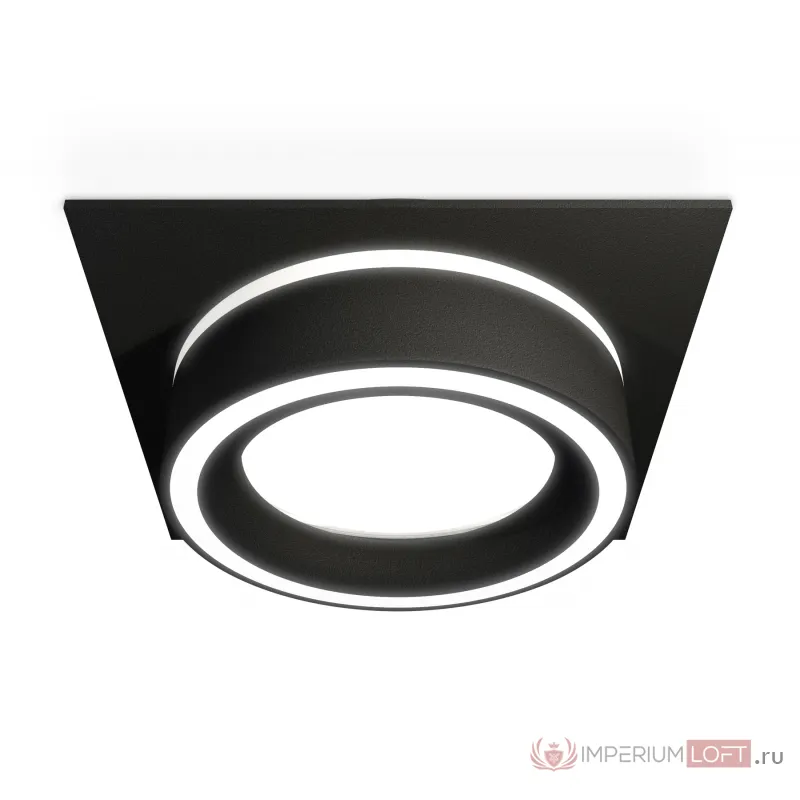 Комплект встраиваемого светильника XC8062018 SBK/FR черный песок/белый матовый GX53 (C8062, N8434) от NovaLamp