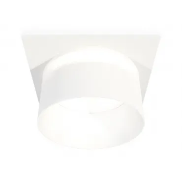 Комплект встраиваемого светильника XC8061016 SWH/FR белый песок/белый матовый GX53 (C8061, N8402)
