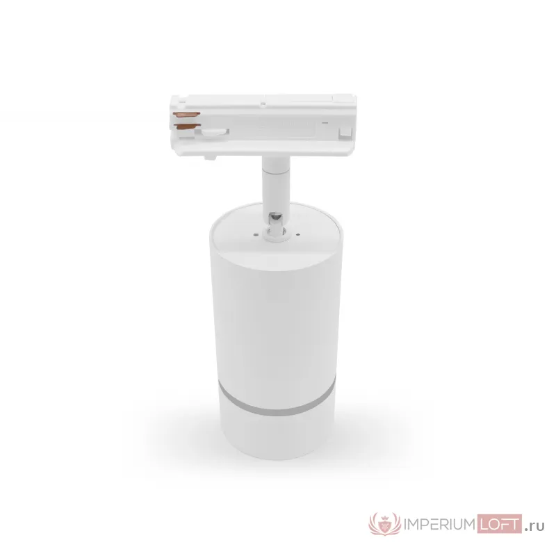 Трековый однофазный светильник GL5212 SWH белый песок GU10 max 12W от NovaLamp