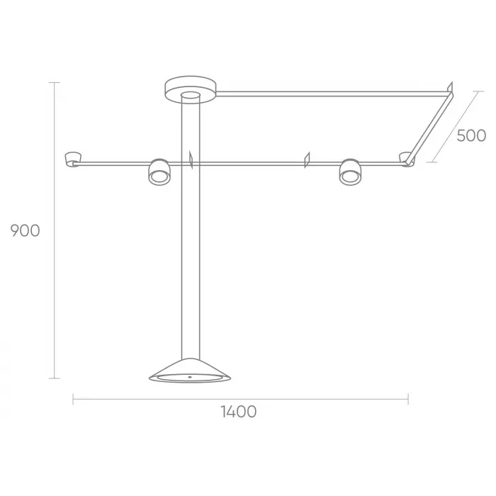 Комплект трековый Denkirs Belty SET DK55SET02-01-BR от ImperiumLoft