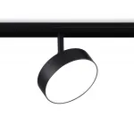 Светильник светодиодный трековый для шинопровода Magnetic GL3855 BK черный IP20 18W 4200K 48V D115*30 от NovaLamp