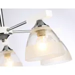 Подвесная люстра TR9093/5 WH/CH белый/хром E27*3 max 40W D570*270 от NovaLamp