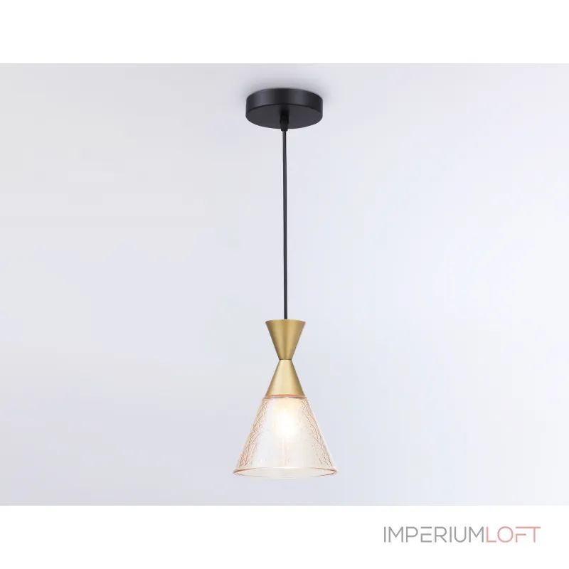 Подвесной светильник TR3173 BK/GD черный/золото E27 max 60W D155*1000 от NovaLamp Подвесной светильник TR3173 BK/GD черный/золото E27 max 60W D155*1000 от NovaLamp