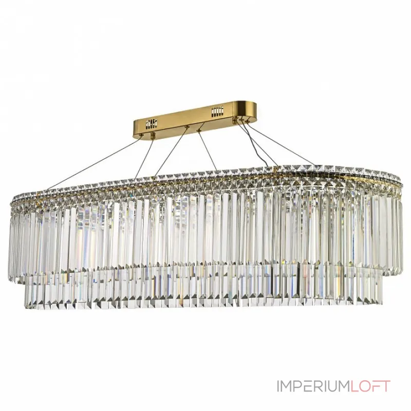 Подвесная люстра Arti Lampadari Ovindoli Nickel Ovindoli L 1.5.120x40.101 G Подвесная люстра Arti Lampadari Ovindoli Nickel Ovindoli L 1.5.120x40.101 G