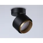Светильник накладной TN71282 BK/GD черный/золото GX53 max 12W D95*137 от NovaLamp
