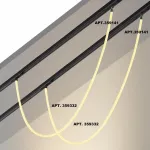 Светильник трековый для низковольтного шинопровода FLUM IP20 LED 14W 3000K 48V 1360Лм RAMO 359332 KONST NT24 000 Черный от ImperiumLoft