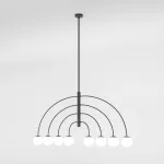 Люстра на штанге Eurosvet Cenacolo 30179/8 черный от ImperiumLoft