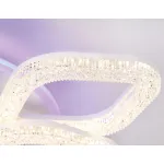 Светильник потолочный светодиодный с RGB подсветкой и пультом FA3929/6+3 WH белый 180W 3000K/4200K/6400K+RGB D680*110 (ПДУ РАДИО 2.4G) от NovaLamp
