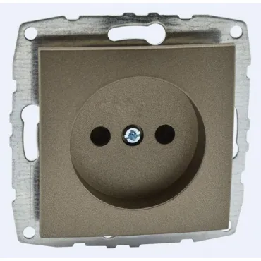 Розетка без заземления без рамки Mono Electric Despina / Larissa 500-002322-116