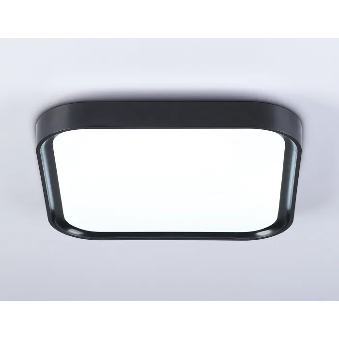 Потолочный светодиодный светильник FZ1268 BK черный 27W 5000K 350*350*60 (Без ПДУ) от NovaLamp