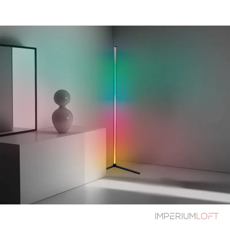 Светильник светодиодный напольный RGB с пультом FL8022 BK черный LED 15W RGB D32*1250 (ПДУ РАДИО 2.4G) от NovaLamp Светильник светодиодный напольный RGB с пультом FL8022 BK черный LED 15W RGB D32*1250 (ПДУ РАДИО 2.4G) от NovaLamp