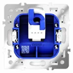 Розетка компьютерная встраиваемая S70 RJ45 кат.6 (белый глянцевый) Voltum VLS060101