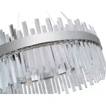 Подвесная светодиодная люстра с хрусталем TR5011 CH/CL хром/прозрачный 88W 3000K/4200K/6400K D800*950 (Без ПДУ) от NovaLamp