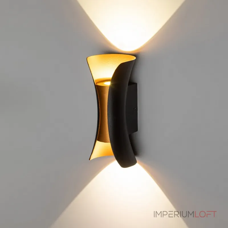 Накладной светильник Эра WL42 BK+GD Б0054420