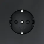 Розетка с заземлением и со шторкой без рамки Voltum S70 VLS040207 от ImperiumLoft