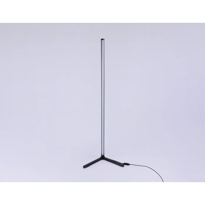 Светильник светодиодный напольный RGB с пультом FL8022 BK черный LED 15W RGB D32*1250 (ПДУ РАДИО 2.4G) от NovaLamp