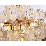 Подвесная люстра с хрусталем TR5233/12 SGD/CL/FR золото/прозрачный/белый матовый E27*12 max 40W D600*610 от NovaLamp