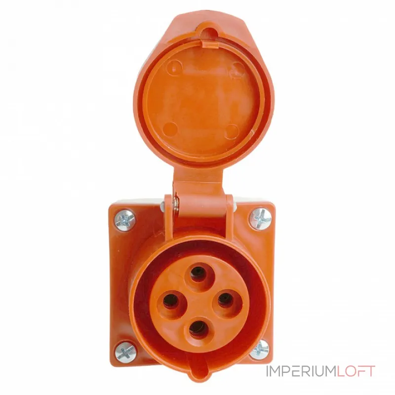 Розетка переносная разборная 2P+PE с крышкой Stekker ST 49434 от ImperiumLoft