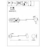Бра EVOLUCE Zoom SLE201021-01 от ImperiumLoft