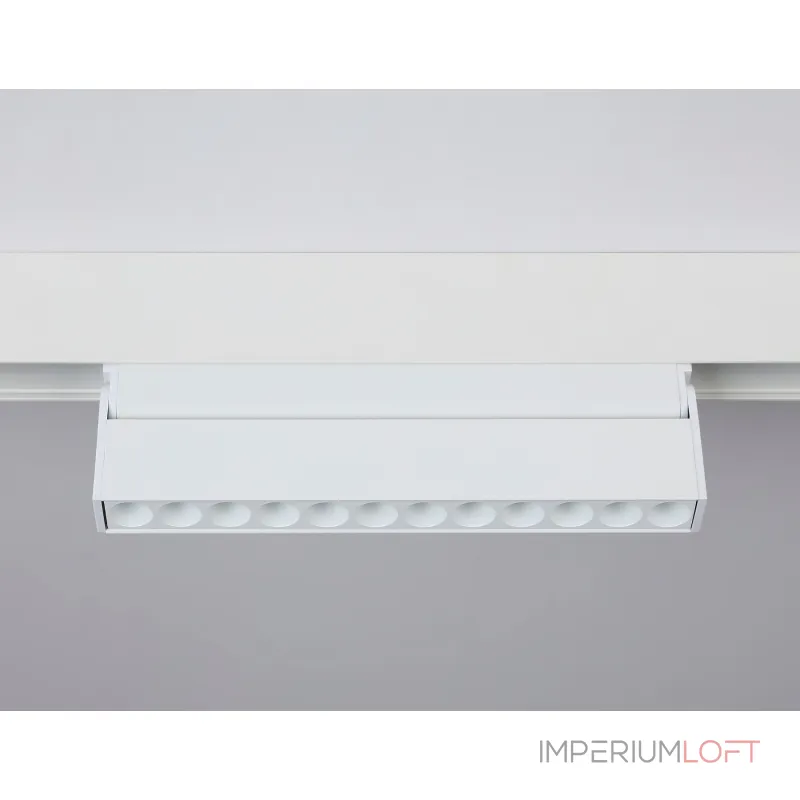 Светильник светодиодный поворотный для шинопровода Magnetic GL4044 WH белый IP20 12W 4200K 48V 24° 223*22*105 от NovaLamp