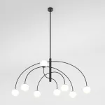 Люстра на штанге Eurosvet Cenacolo 30179/8 черный от ImperiumLoft
